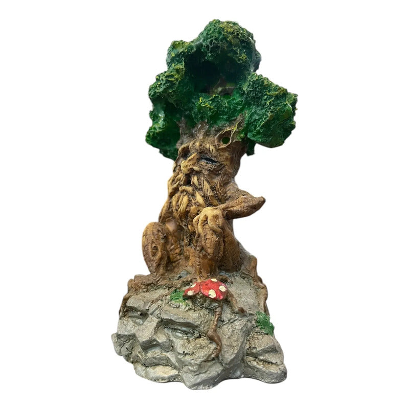 Porta Inciensos En Forma De Arbol Artesanales Arbol Sabiduría 15 Cm Arbol Sabiduría by HEREJE