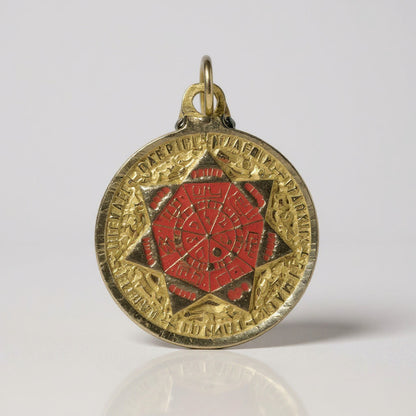 Sello Seite Arcangeles Metatron Dije Metal Encapsulado 25mm by HEREJE