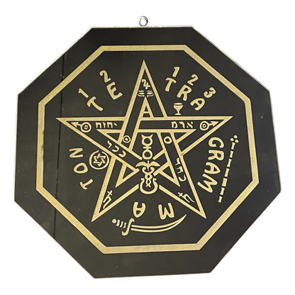 Tetragramaton 30cm Espejo Grabado by HEREJE