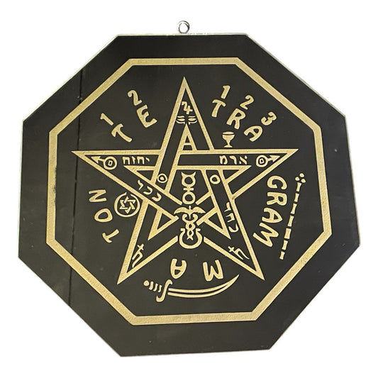 Tetragramaton 30cm Espejo Grabado by HEREJE