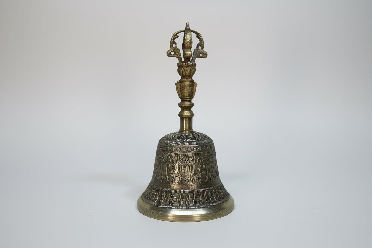 Campana Tibetana Cuenco 7 Metales Armonizador 18 Cm Alto by HEREJE