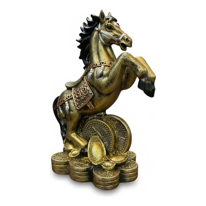 Caballo Año Chino Estatua De Resina 18x13x8.5 Cm by HEREJE