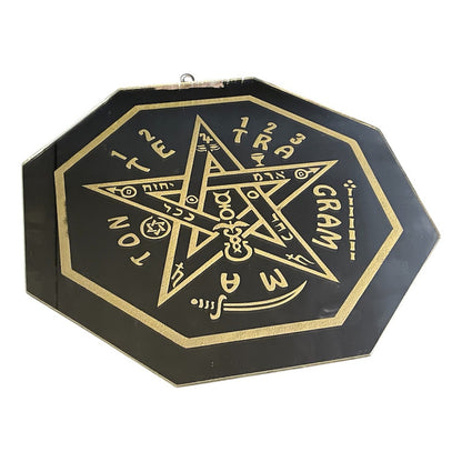 Tetragramaton 30cm Espejo Grabado by HEREJE