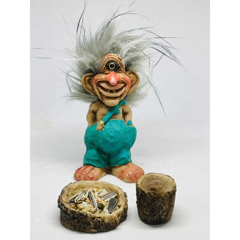 Troll Clarividente 11 Cm Figura En Resina Nacional. Verde O Azul by HEREJE