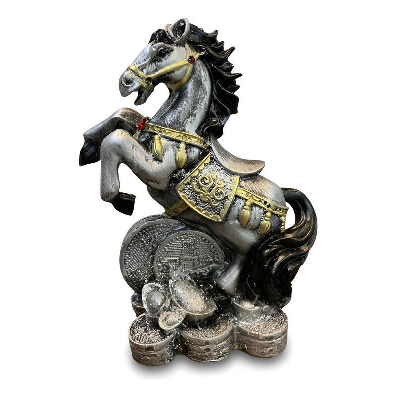 Caballo Año Chino Estatua De Resina 18x13x8.5 Cm by HEREJE
