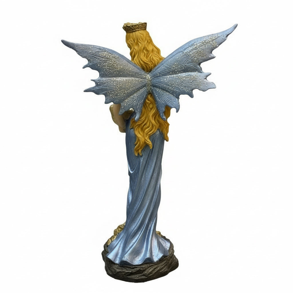 Estatua Abundia Con Alas 28 Cm Resina. by ARTICULOS ESOTERICOS LETY