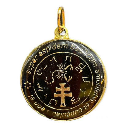 Exterminador Talisman Amulento Encapsulado Y Baño De Oro 3cm by ARTICULOS ESOTERICOS LETY