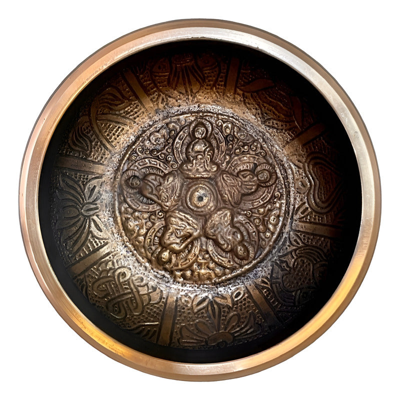 Cuenco Tibetano 7 Metales Sanacion Chakras 130 Mm by HEREJE