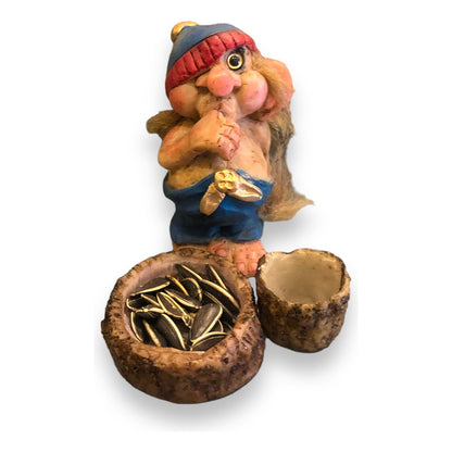 Troll Bebe Fortuna 10 Cm Figura En Resina Nacional Azul Rojo by HEREJE