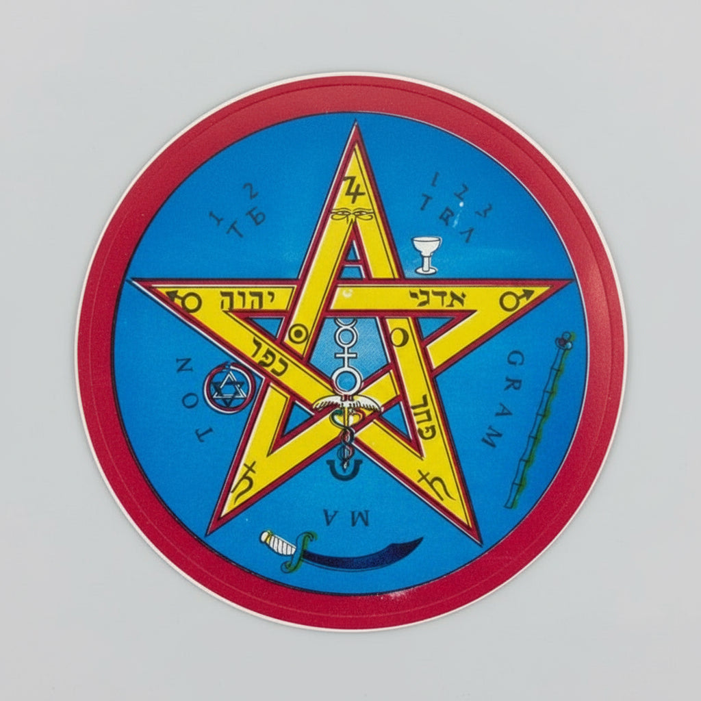 Tetragramaton Calcomanía Estampa Stickers 9cm by ARTICULOS ESOTERICOS LETY