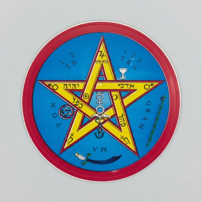 Tetragramaton Calcomanía Estampa Stickers 9cm by ARTICULOS ESOTERICOS LETY