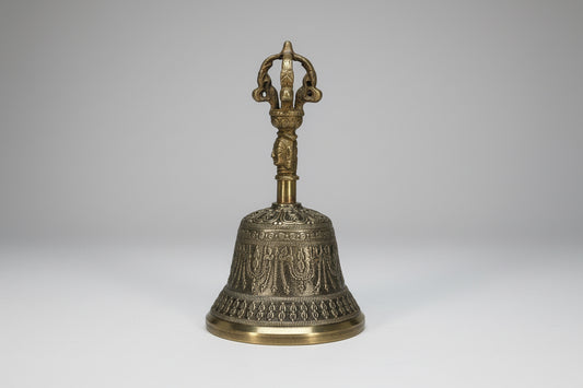 Campana Tibetana Cuenco Sanacion 7 Metales 14 Cm Alto by HEREJE