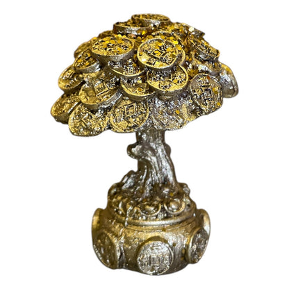 Árbol De Monedas 7cm Figura De Resina Para La Abundancia Dorado by Erenesto resina