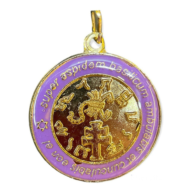 Exterminador Talisman Amulento Encapsulado Y Baño De Oro 3cm by ARTICULOS ESOTERICOS LETY