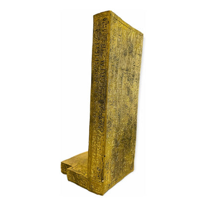 Horus Portal Dios Egipcio 23x9x9.5cm Escultura Dorado Oscuro by ARTICULOS ESOTERICOS LETY