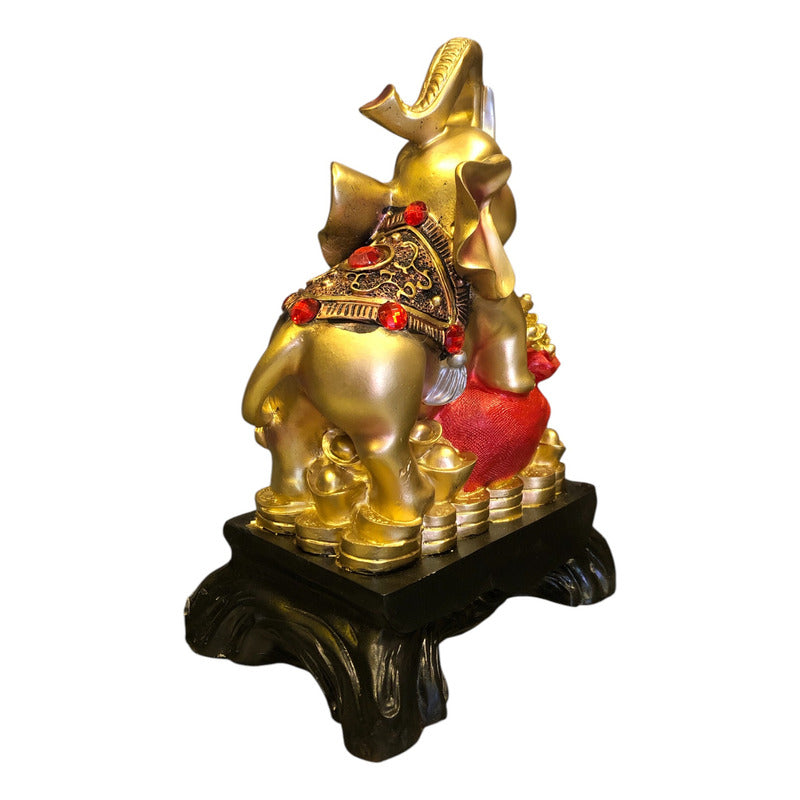 Escultura Original Elefante Con Morral - Artículos Lety by HEREJE