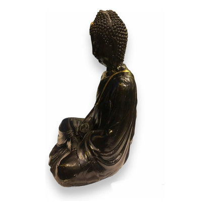 Buda Negro Grande 27 Cm Negro by HEREJE