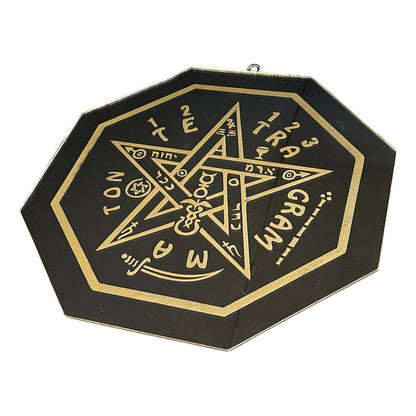 Tetragramaton 30cm Espejo Grabado by HEREJE