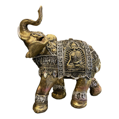 Elefante De La Abundancia Dorado by HEREJE