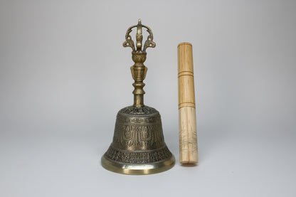 Campana Tibetana Cuenco 7 Metales Armonizador 18 Cm Alto by HEREJE