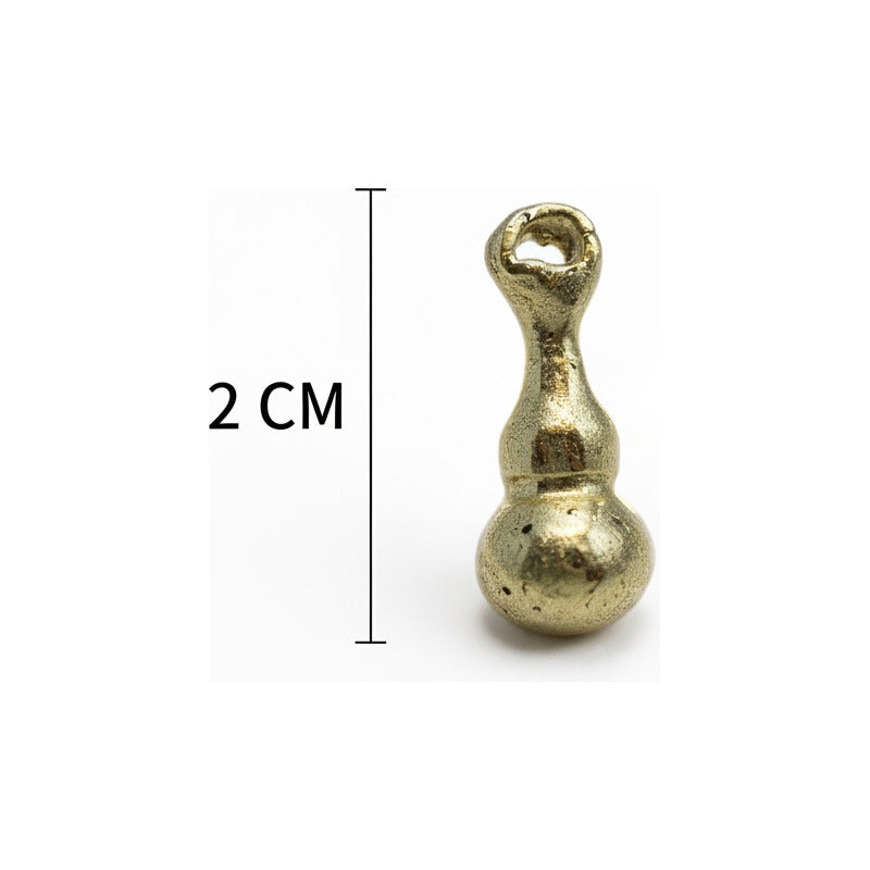 Gulu Wu Lou Amuleto De Metal Dorado 2 Cm De Alto Miniatura by HEREJE