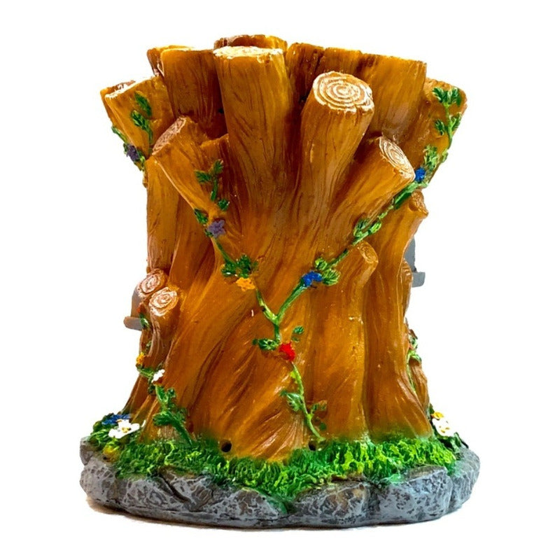 Casa Troncos Seres Elementales Resina Nacional 12 Cm by ARTICULOS ESOTERICOS LETY