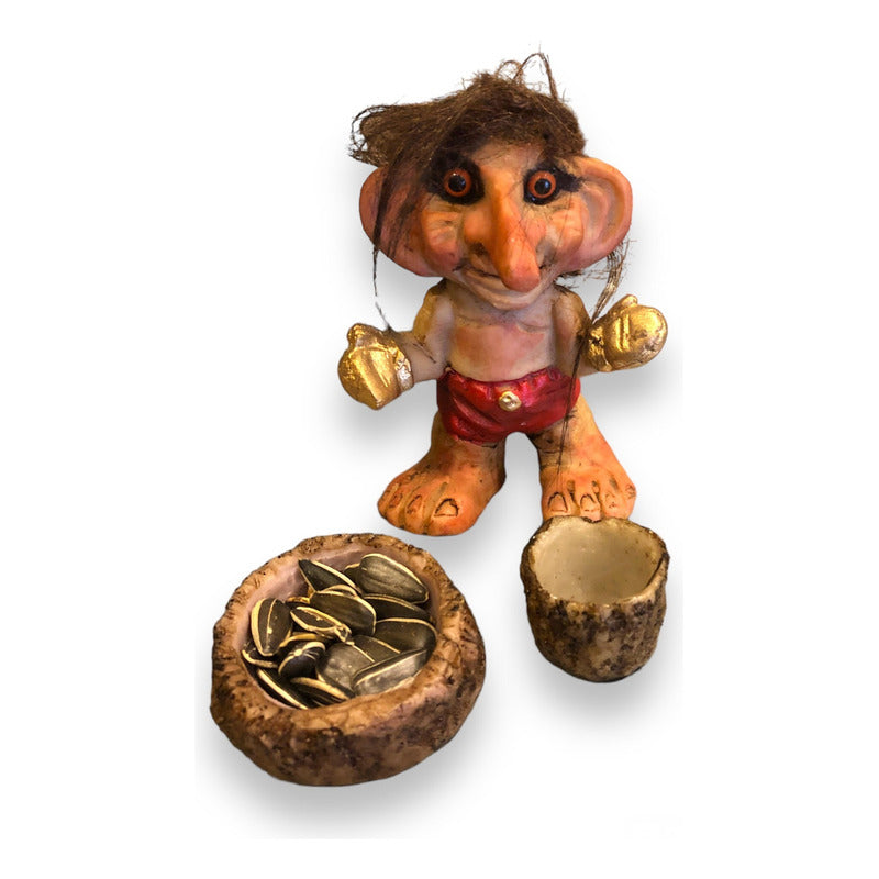 Troll Boxeador + Comedero 10 Cm Figura En Resina Nacional Variado by HEREJE