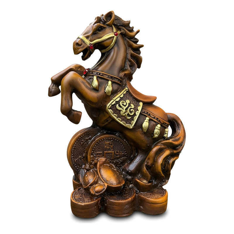 Caballo Año Chino Estatua De Resina 18x13x8.5 Cm by HEREJE
