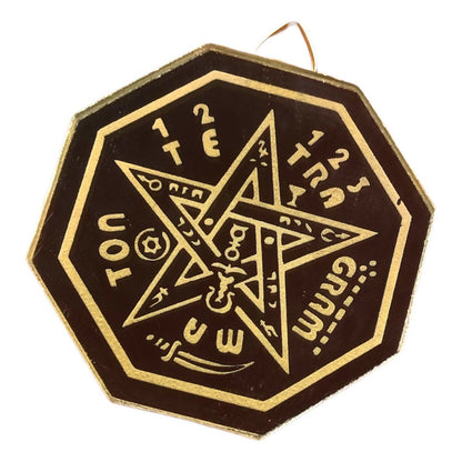 Tetragramaton 15cm Espejo Grabado by HEREJE