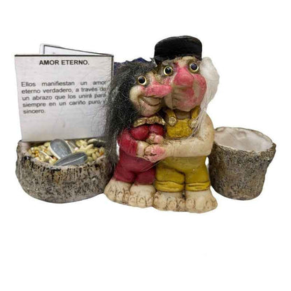 Troll Mini + Comedero + Semillas + Tarjeta Varios Modelos