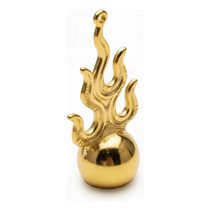 Bola De Fuego Amuleto De Metal 7 Cm Altura by HEREJE