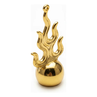 Bola De Fuego Amuleto De Metal 7 Cm Altura by HEREJE