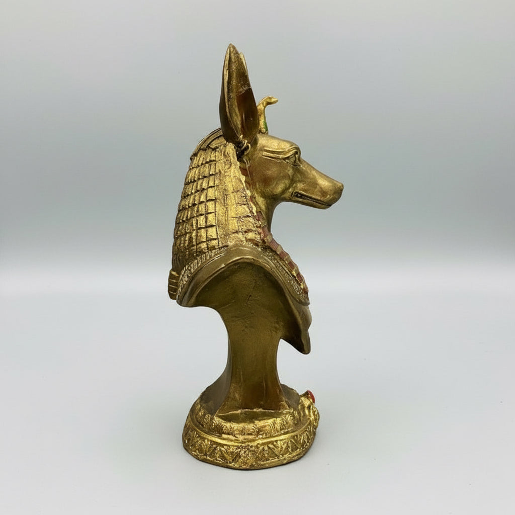 Anubis Egipcio Figura De Resina 23cm Tipo Bronce Tipo Bronce by HEREJE