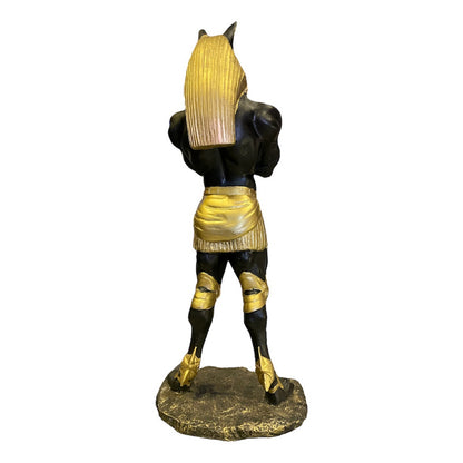 Anubis Figura Resina Naciona 25 Cm (fornido) Negro by HEREJE
