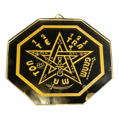 Tetragramaton 12cm Espejo Grabado by HEREJE