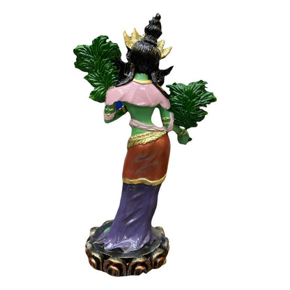 Tara Verde Diosa De La Salud Y La Compasión 20 Cm De Alto Verde by HEREJE