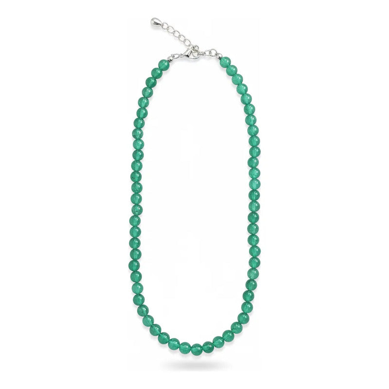 Amatista Collar De Piedra Natural Aventurina Verde by HEREJE