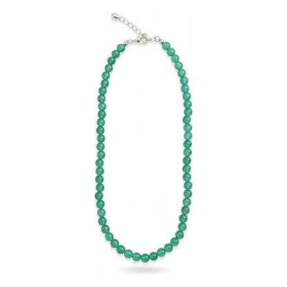 Amatista Collar De Piedra Natural Aventurina Verde by HEREJE