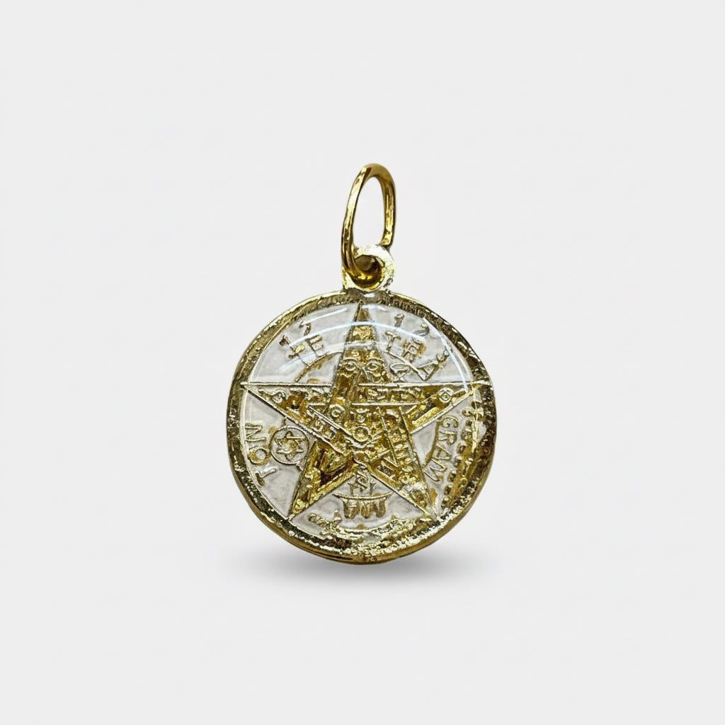 Pentagrama O Tetragramatón Ritualizado 7 Metales 15mm by ARTICULOS ESOTERICOS LETY