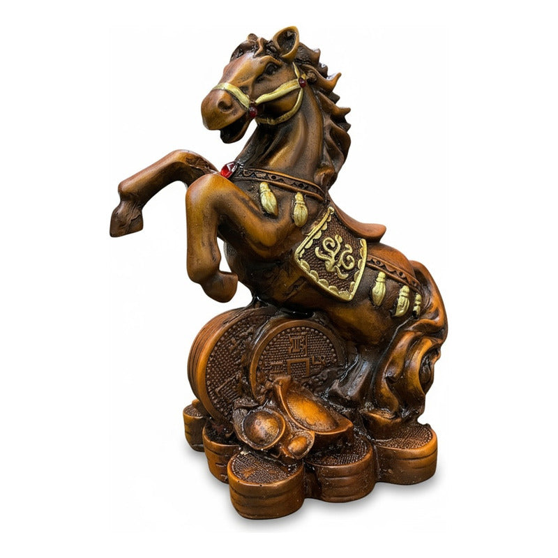 Caballo Año Chino Estatua De Resina 18x13x8.5 Cm by HEREJE
