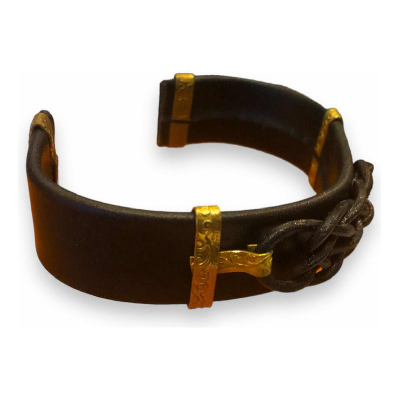 Brazalete Nudo Sintin Tipo Piel by HEREJE