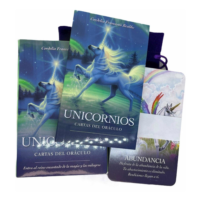Oraculo Unicornios Original Doreen Virtue + Bolsa by HEREJE