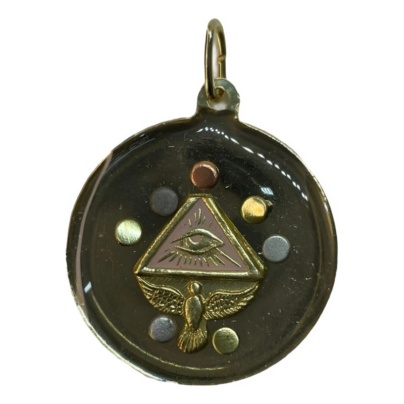 Pentagrama Ritualizado 7 Metales Esotérico 30mm by ARTICULOS ESOTERICOS LETY