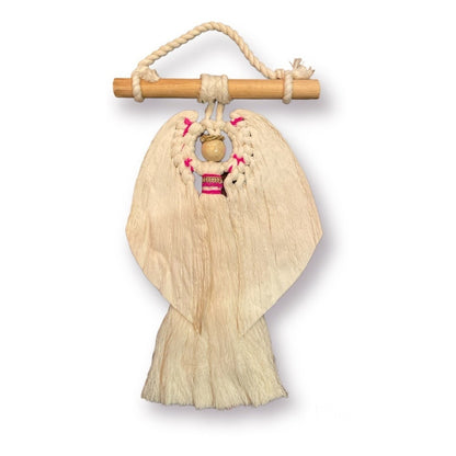 Macrame Arcangel 20x33x4 Cm Colgante Varios Colores A Elegir by HEREJE