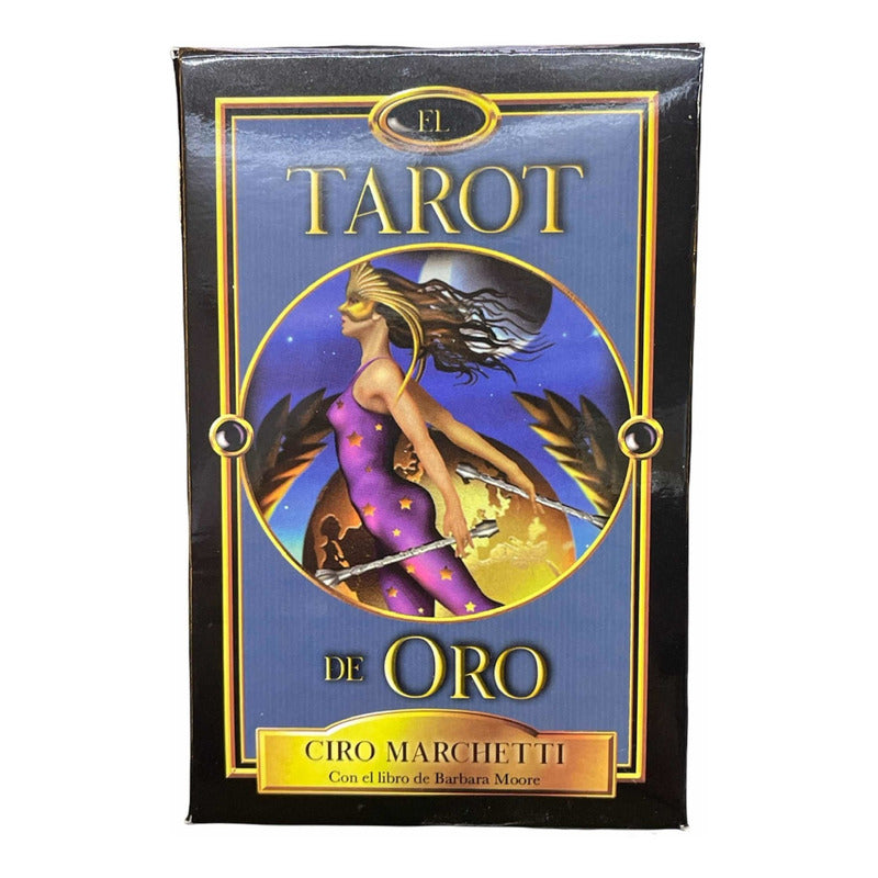 Tarot De Oro Original + Instructivo 13cm Alto by HEREJE