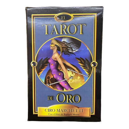 Tarot De Oro Original + Instructivo 13cm Alto by HEREJE