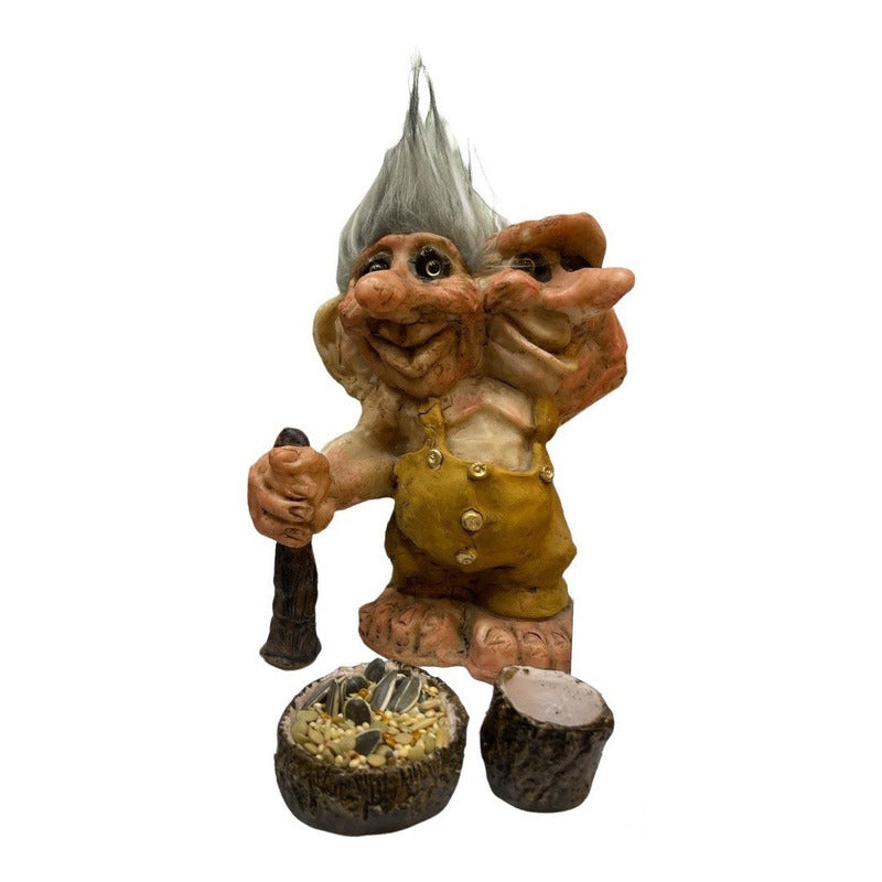 Troll Mediano + Comedero + Bebedero +semillas Varios Modelos by ARTICULOS ESOTERICOS LETY