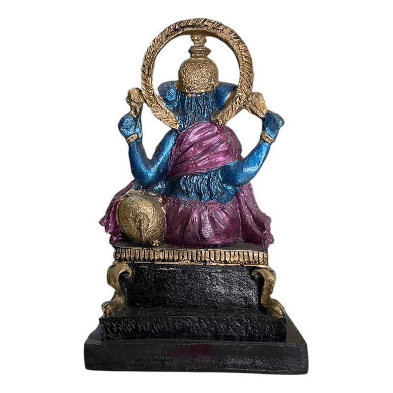 Escultura De Ganesh 15.5 Cm De Altura Azul by HEREJE