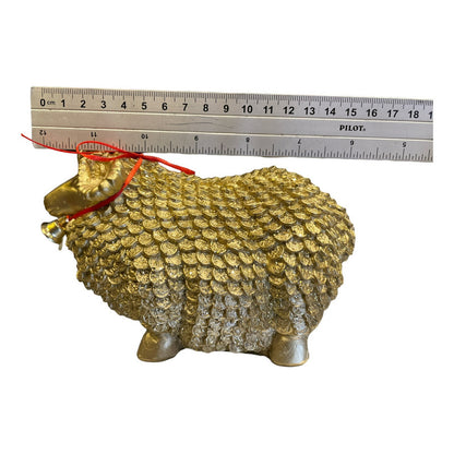 Borrego Abundancia Cimarrón Dorado 10.5 Cm Resina by HEREJE