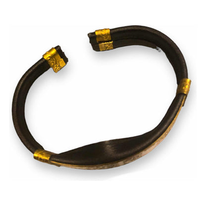 Brazalete Om Mani Padme Hum Negro 8 Cm 20.32 Cm by ARTICULOS ESOTERICOS LETY